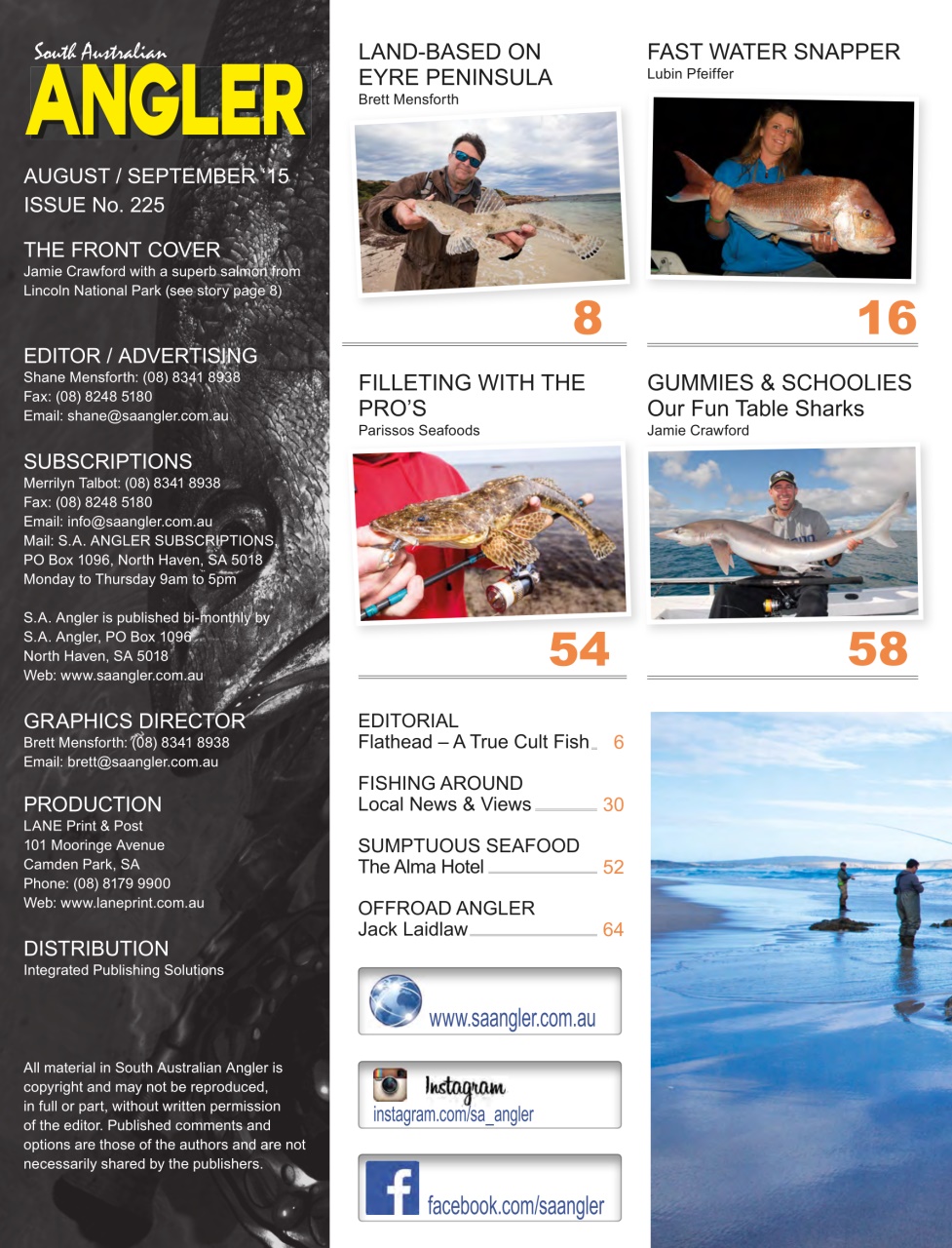 South Australian Angler Preview Pages