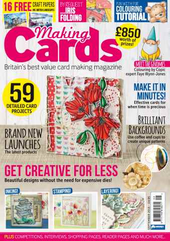 Making Cards & Papercraft issue September 2015