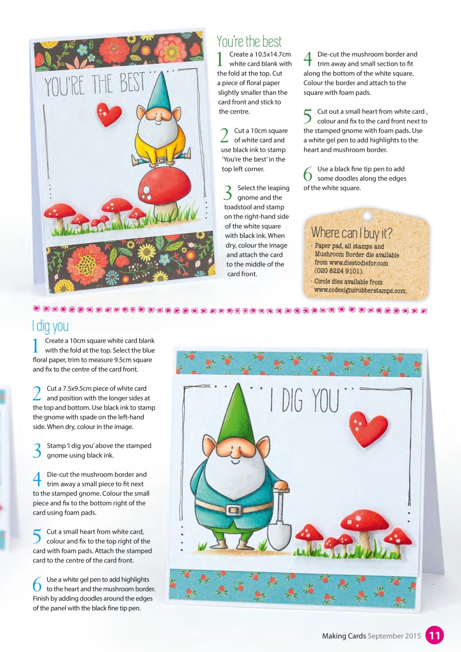 Making Cards & Papercraft Preview Pages