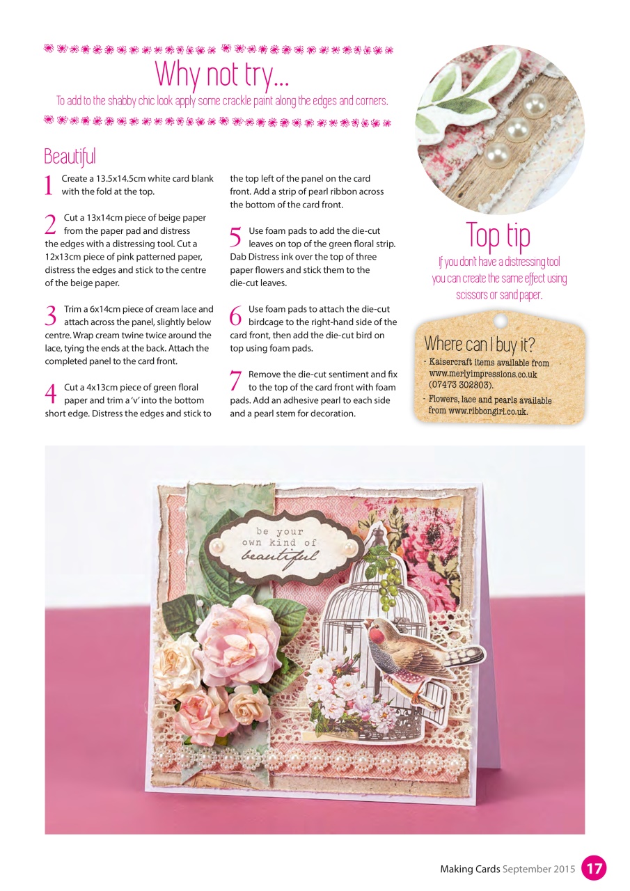 Making Cards & Papercraft Preview Pages