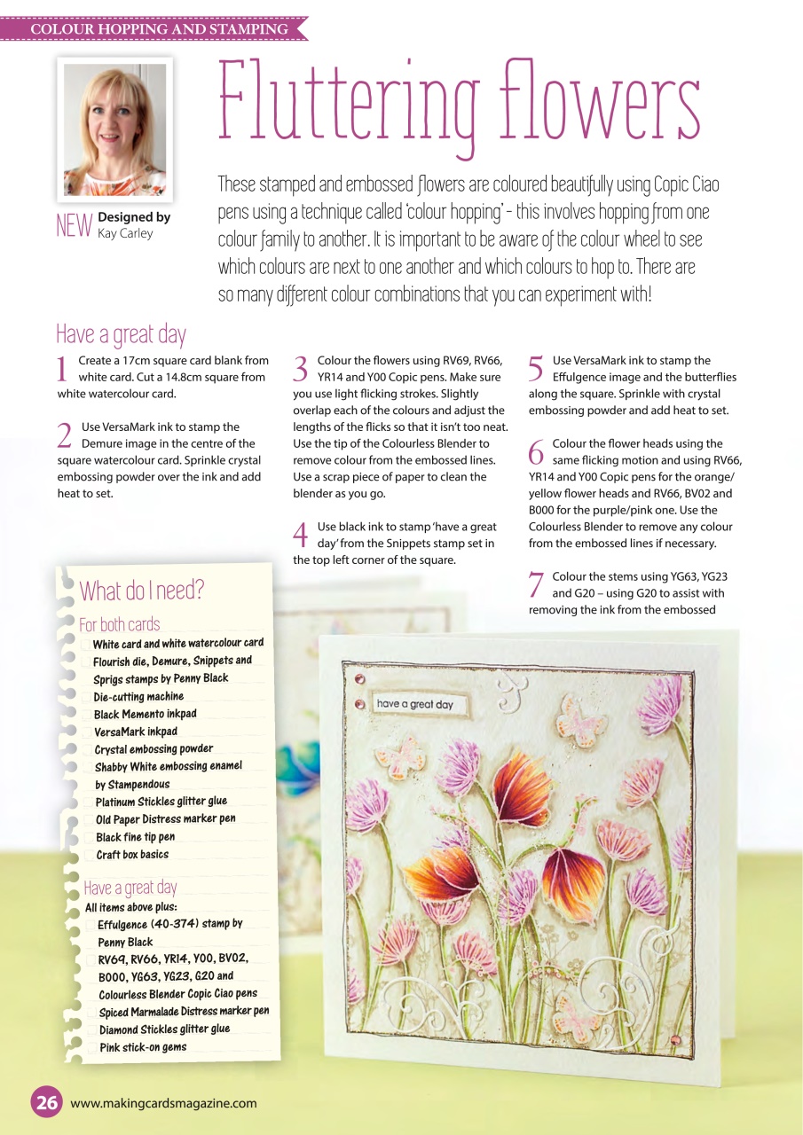 Making Cards & Papercraft Preview Pages