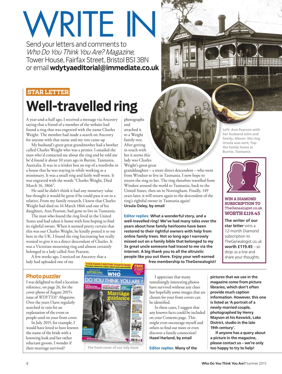 Who Do You Think You Are? Preview Pages