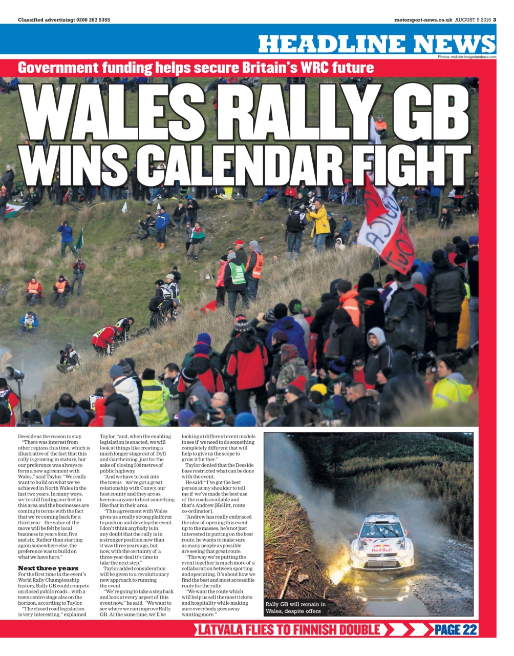 Motorsport News Preview Pages
