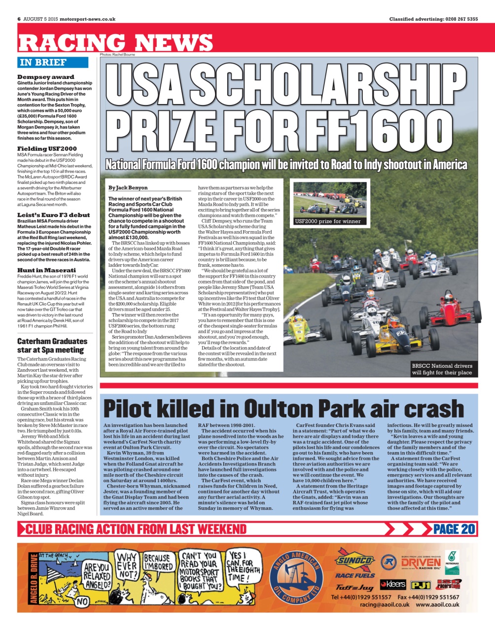 Motorsport News Preview Pages