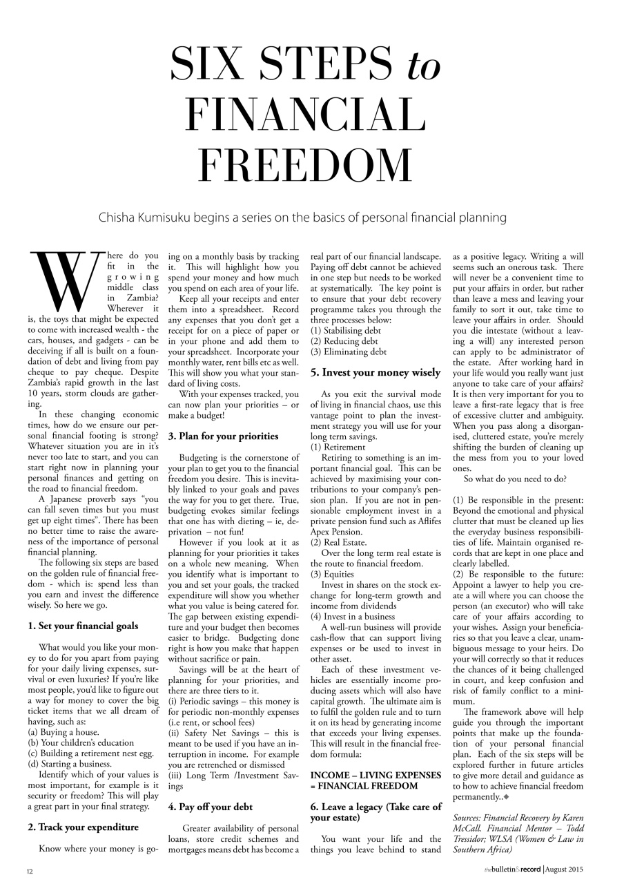 The Bulletin & Record Preview Pages