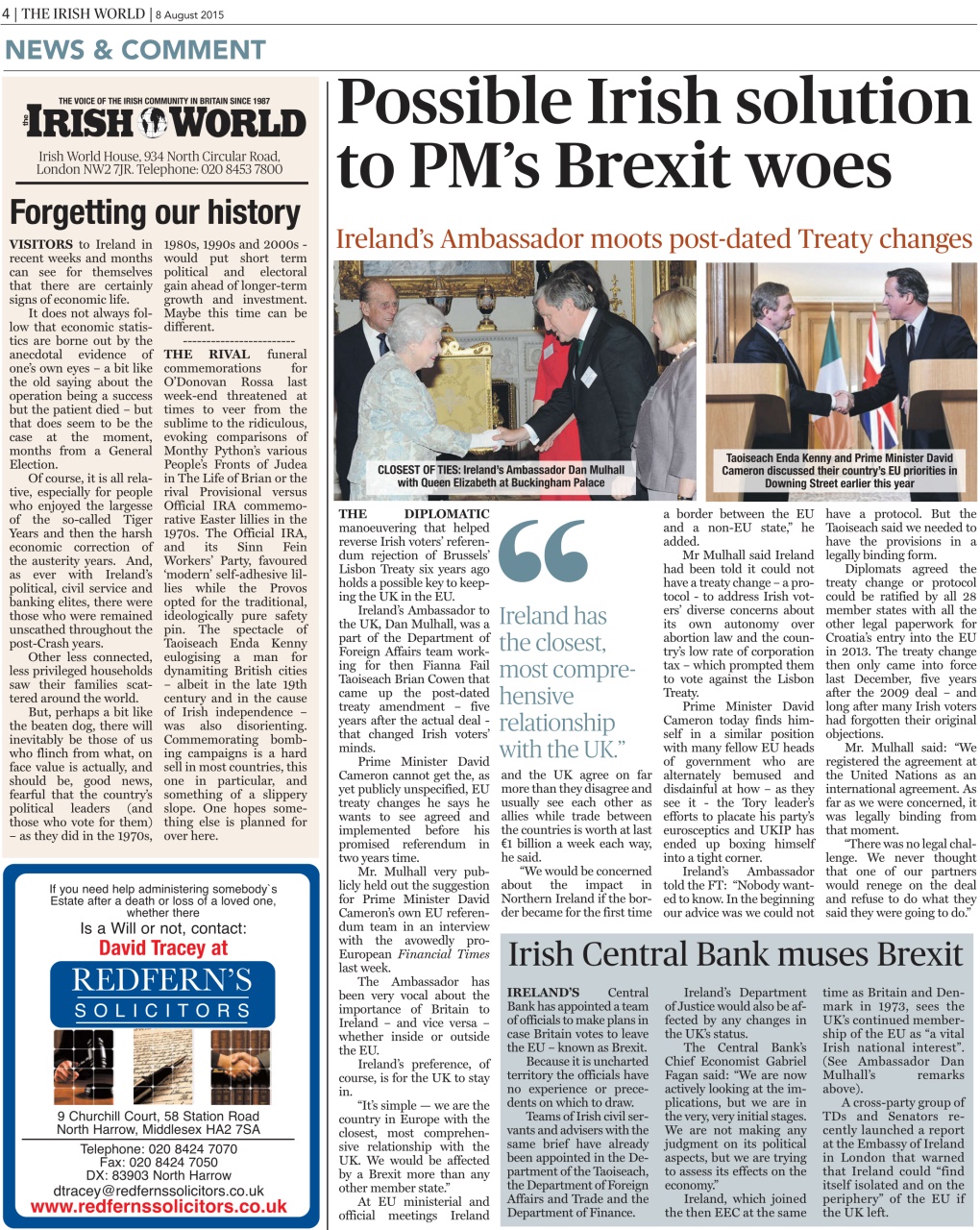 Irish World Preview Pages