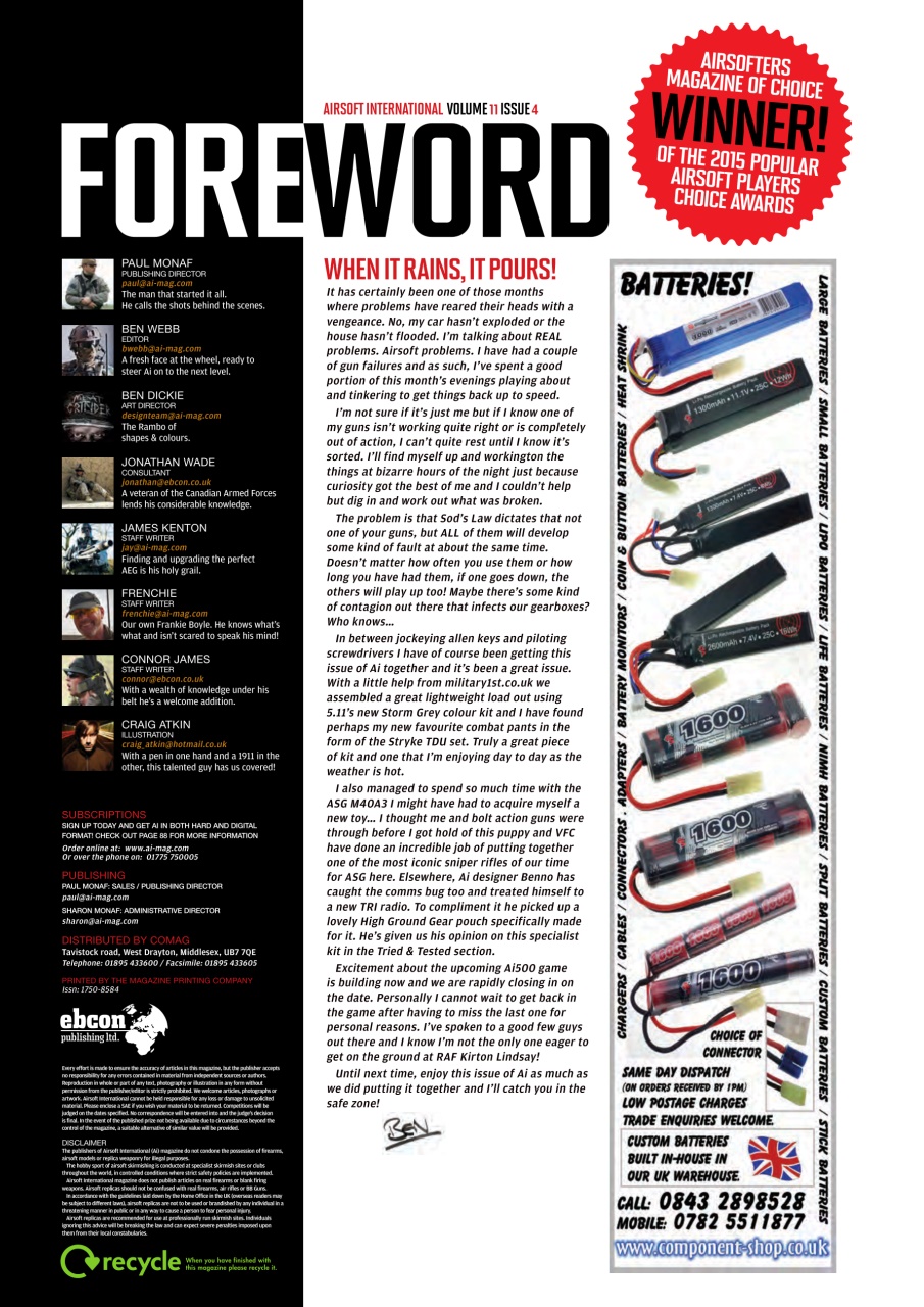 Airsoft International Preview Pages