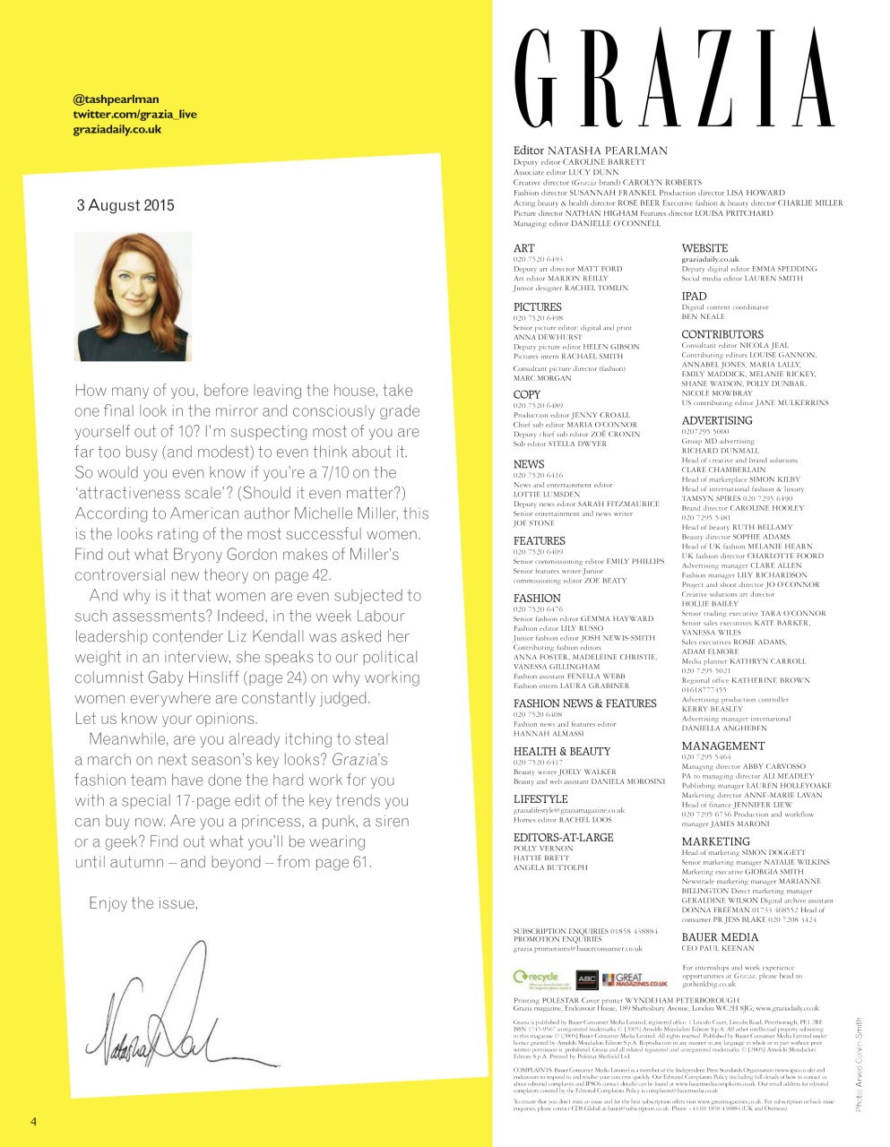 Grazia Preview Pages