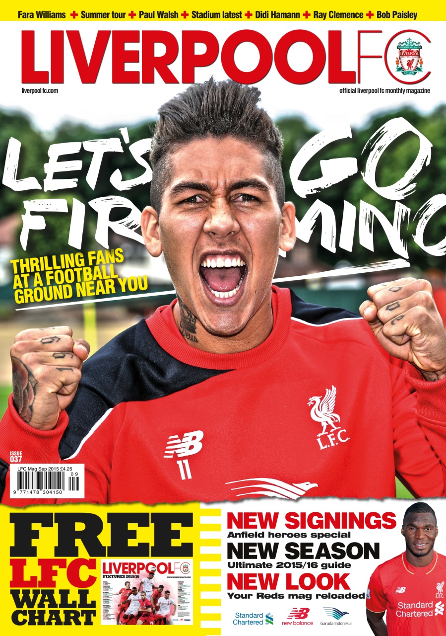 Liverpool FC Magazine Preview Pages