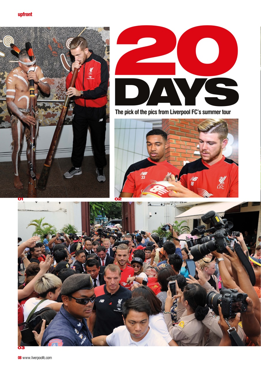 Liverpool FC Magazine Preview Pages