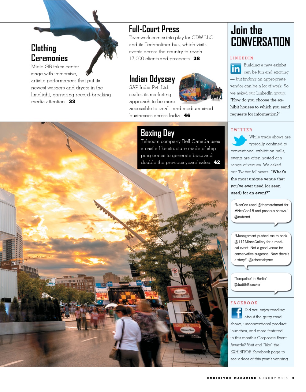 EXHIBITOR Magazine Preview Pages