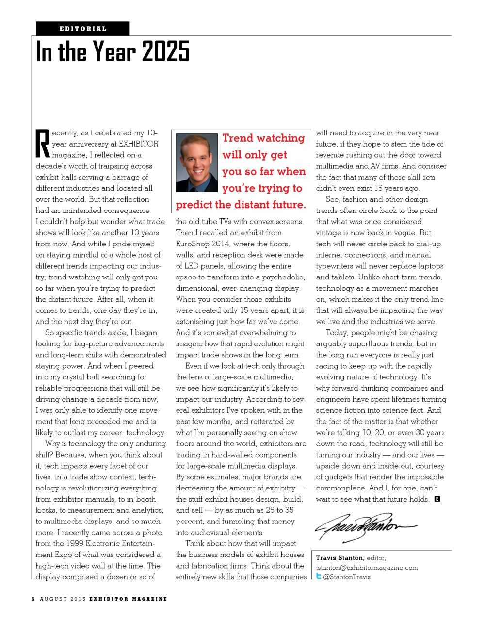 EXHIBITOR Magazine Preview Pages