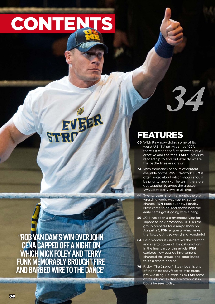 Wrestletalk Magazine Preview Pages