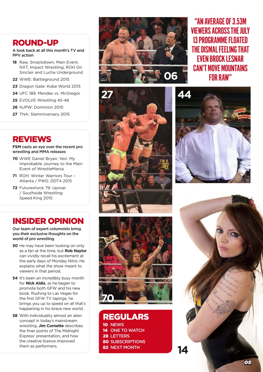 Wrestletalk Magazine Preview Pages