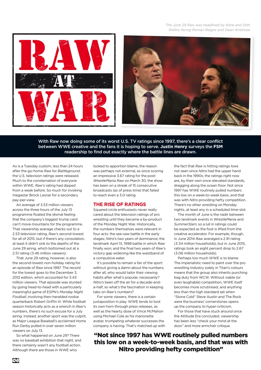 Wrestletalk Magazine Preview Pages