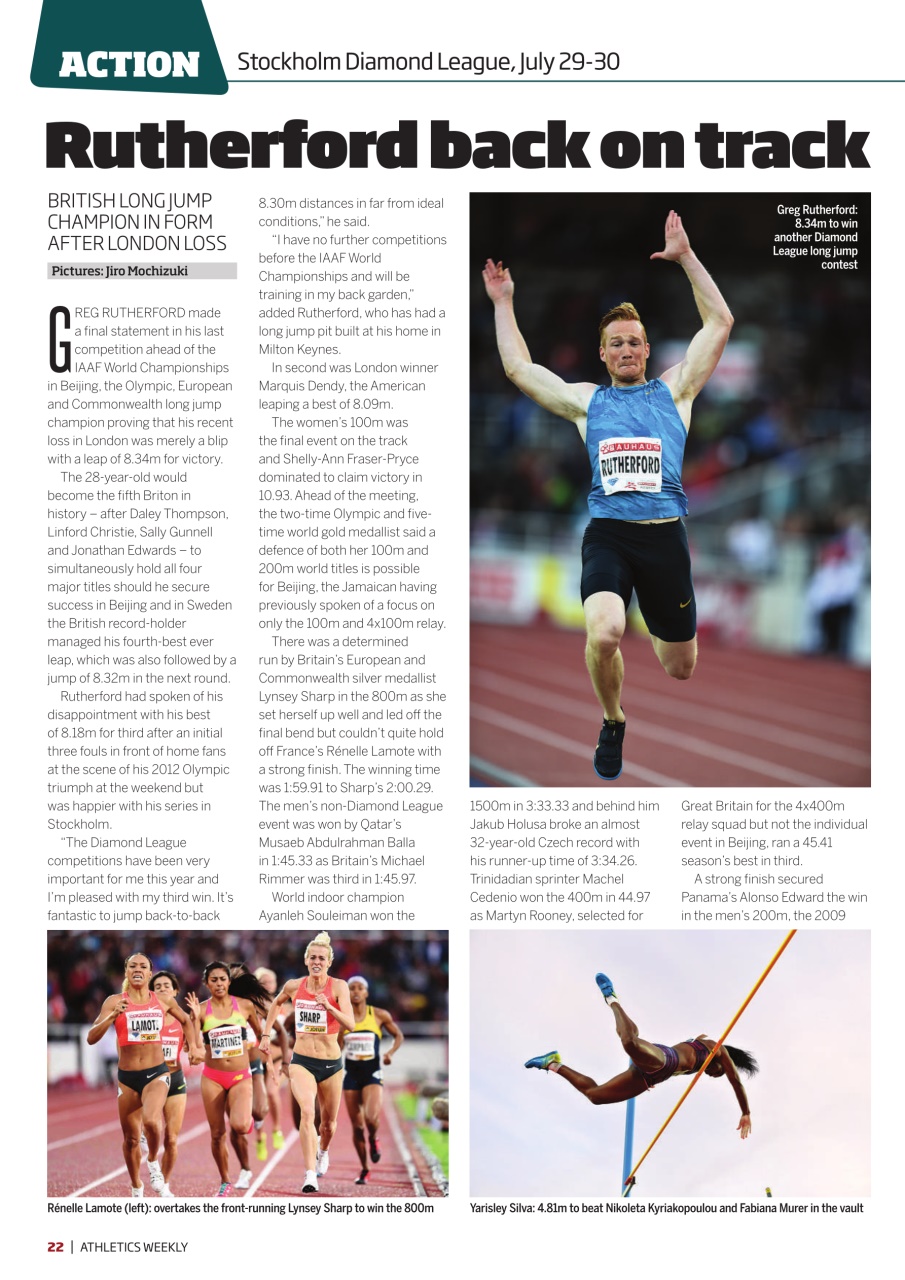 AW – Athletics Weekly Magazine Preview Pages
