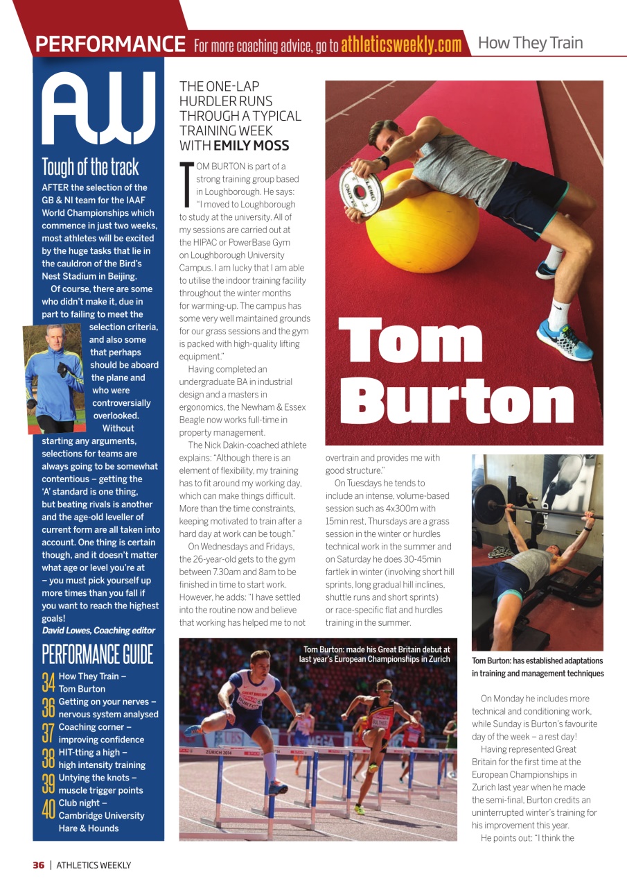 AW – Athletics Weekly Magazine Preview Pages