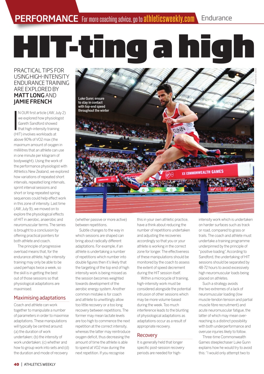 AW – Athletics Weekly Magazine Preview Pages