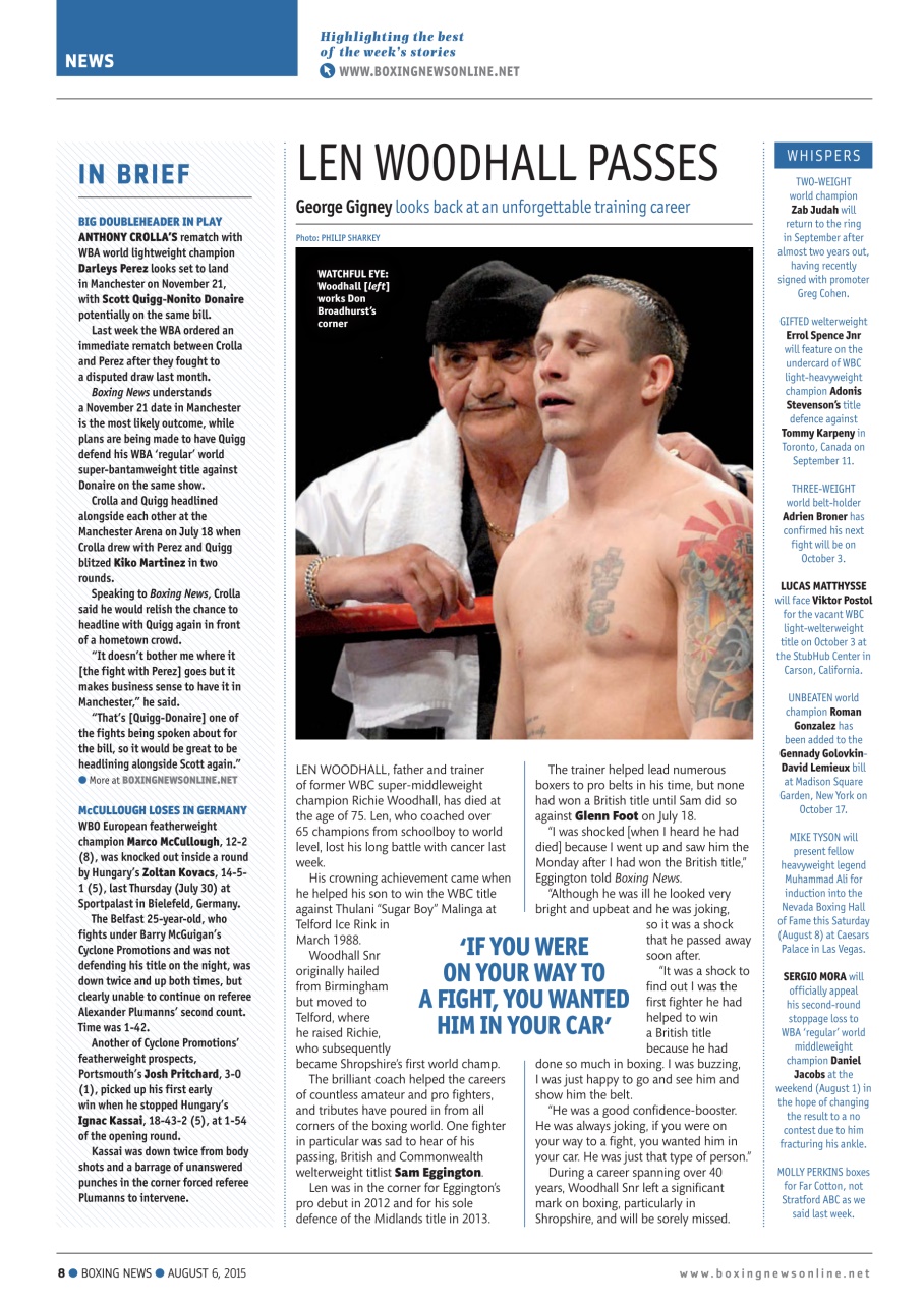 Boxing News Preview Pages