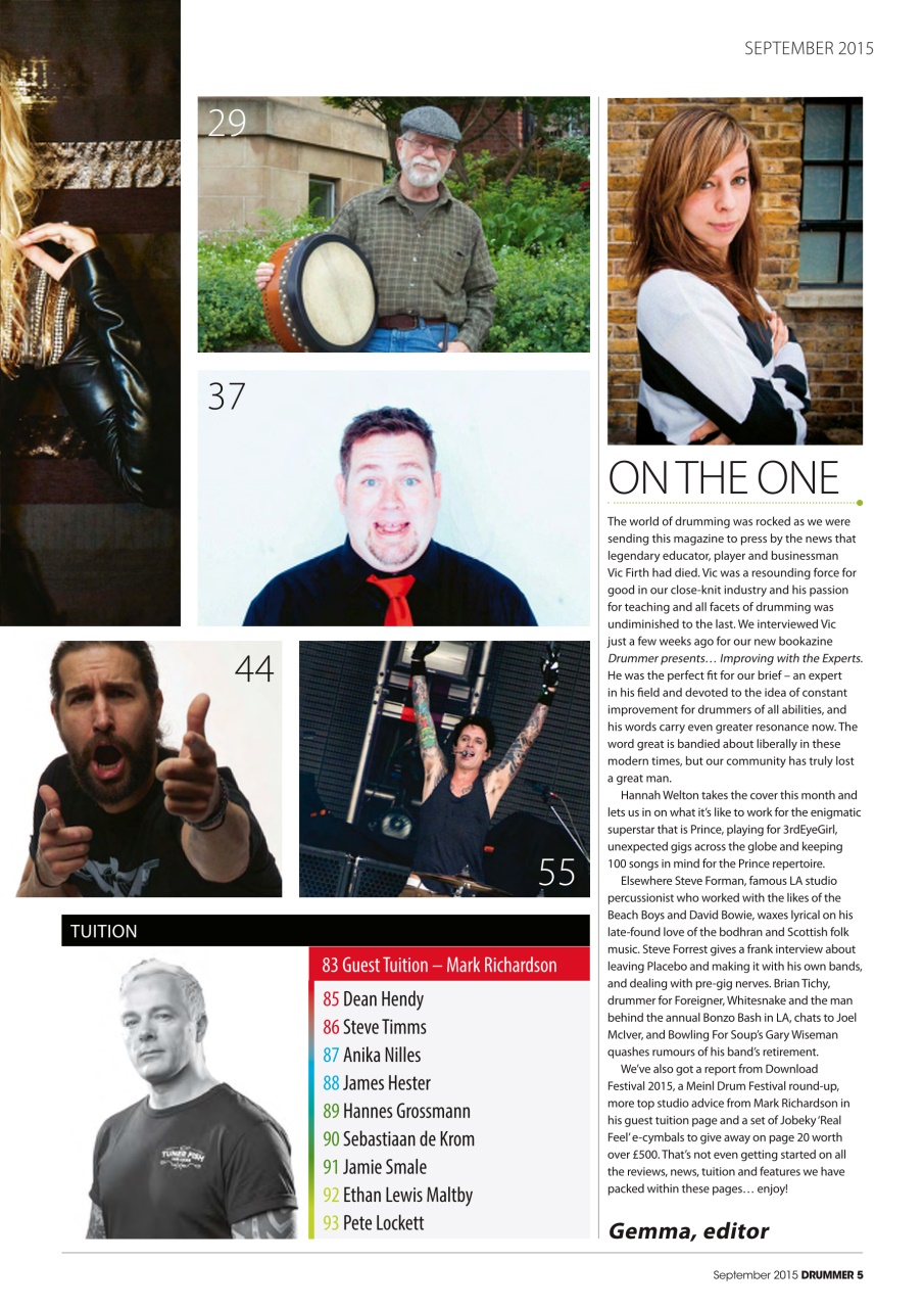iDrum magazine: Never miss a beat Preview Pages