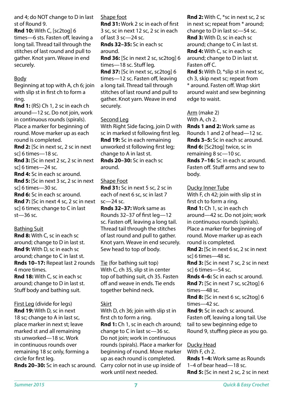 Quick & Easy Crochet Preview Pages