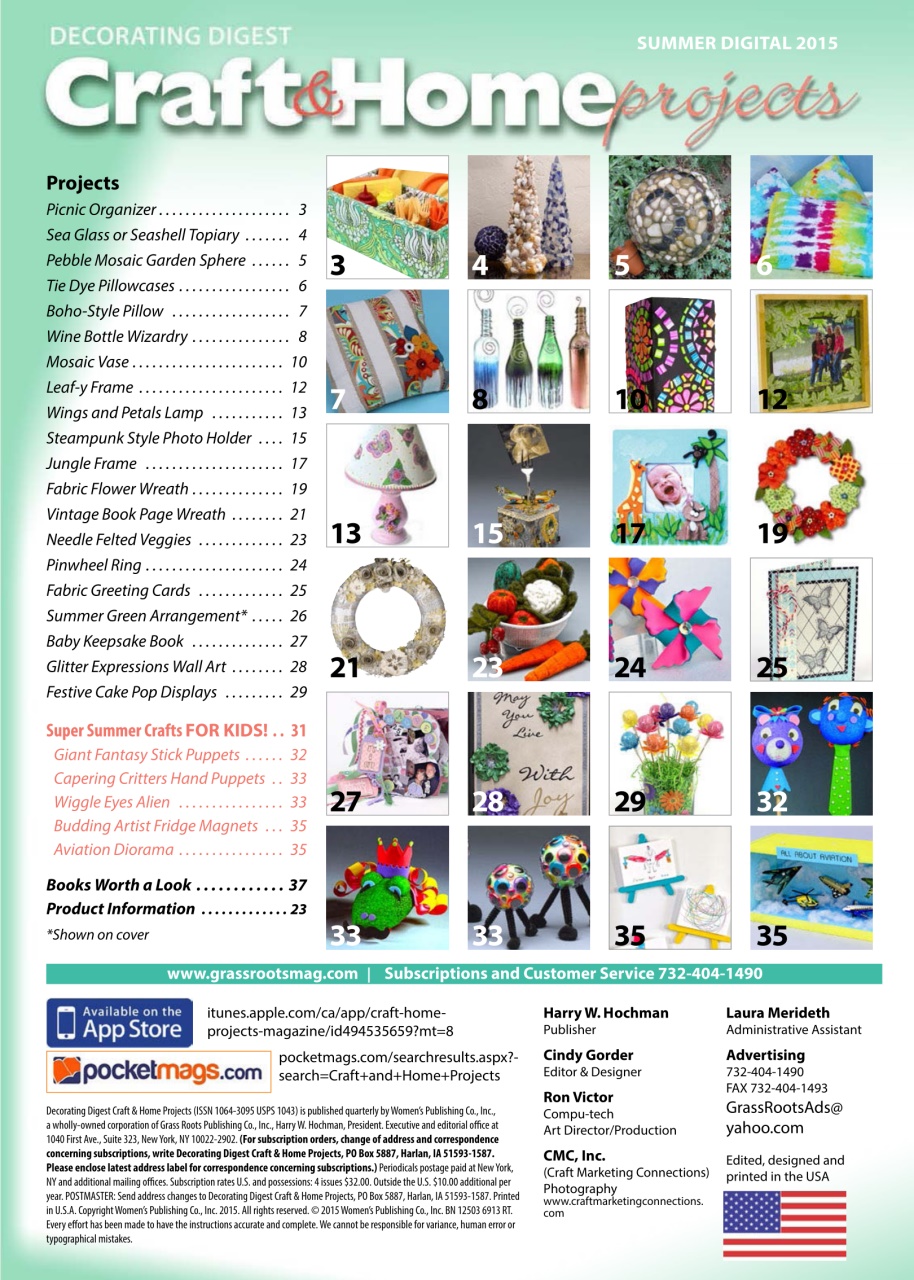 Craft & Home Projects Preview Pages