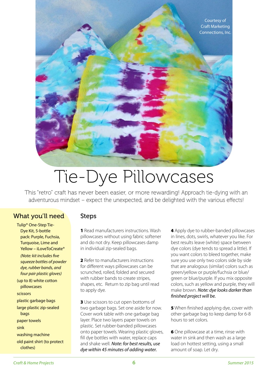 Craft & Home Projects Preview Pages