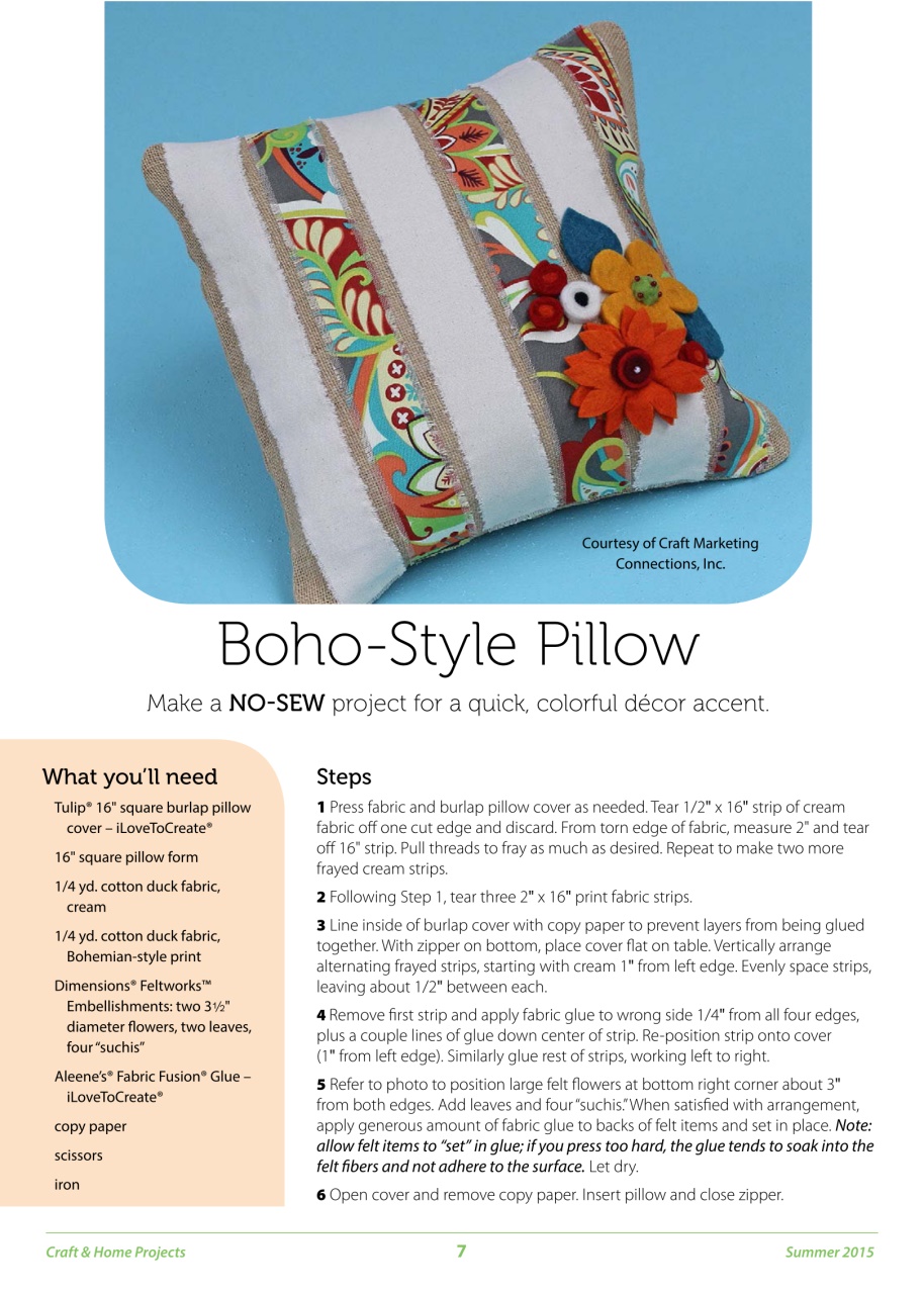 Craft & Home Projects Preview Pages