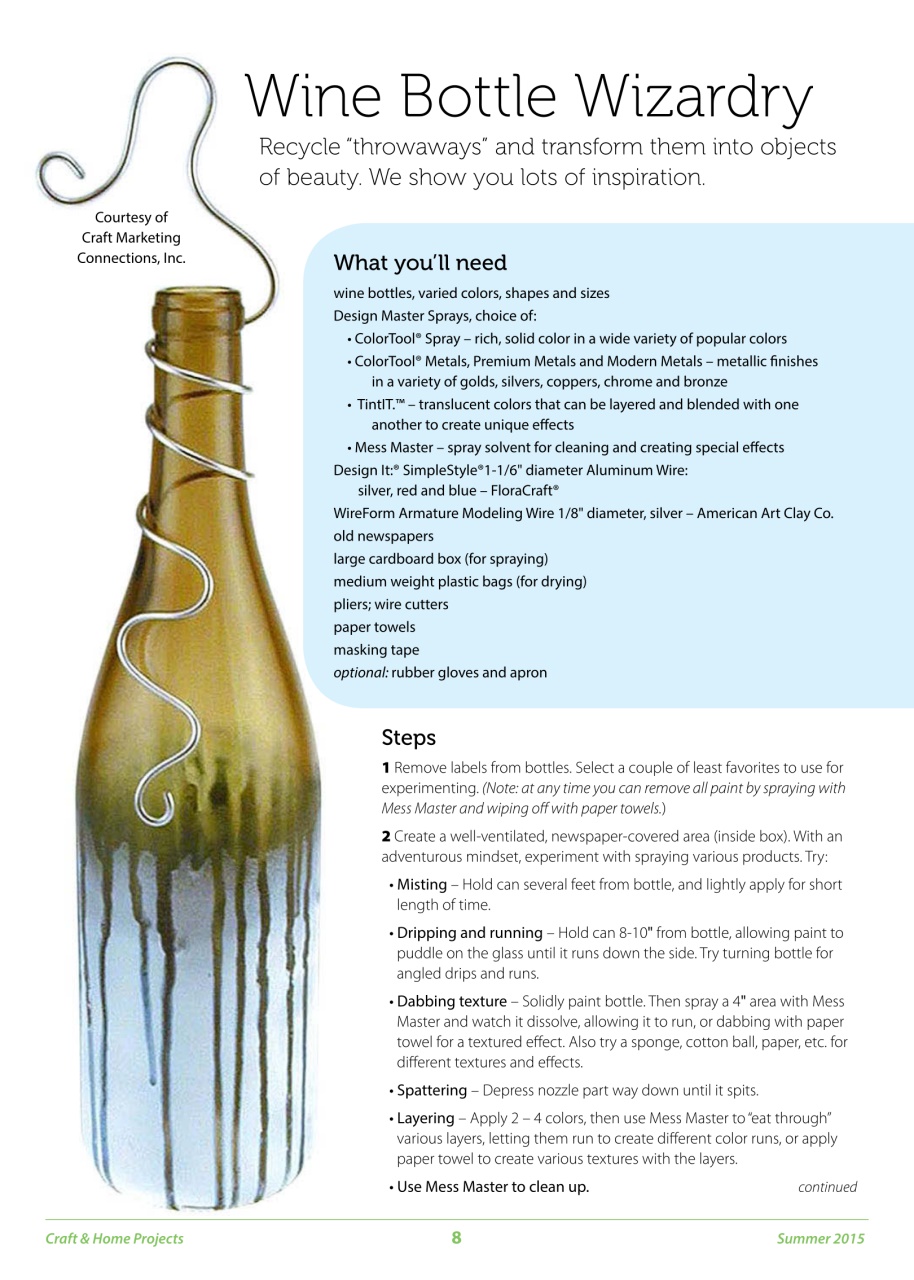 Craft & Home Projects Preview Pages