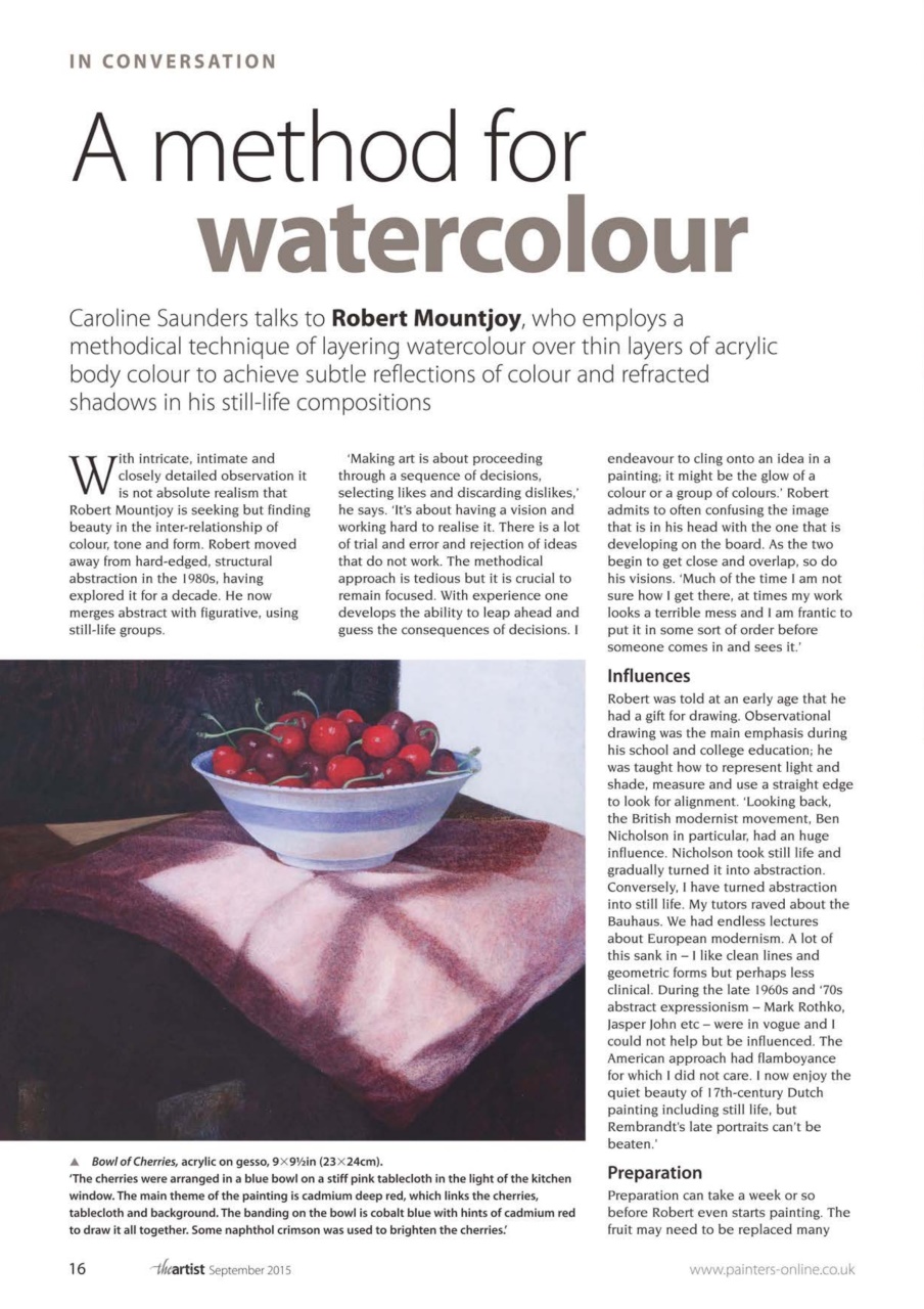 The Artist Preview Pages