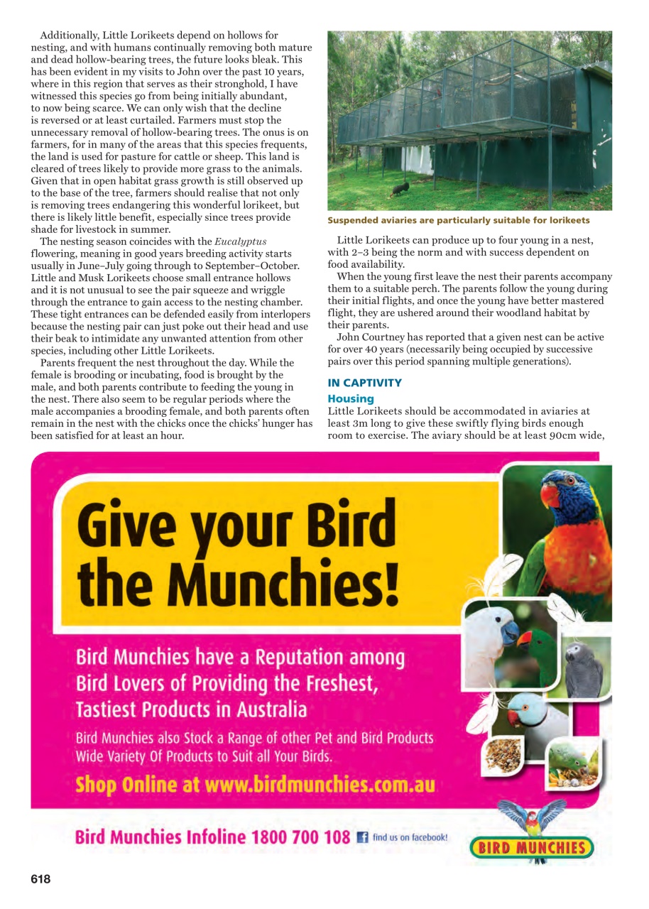 Australian Birdkeeper Magazine Preview Pages