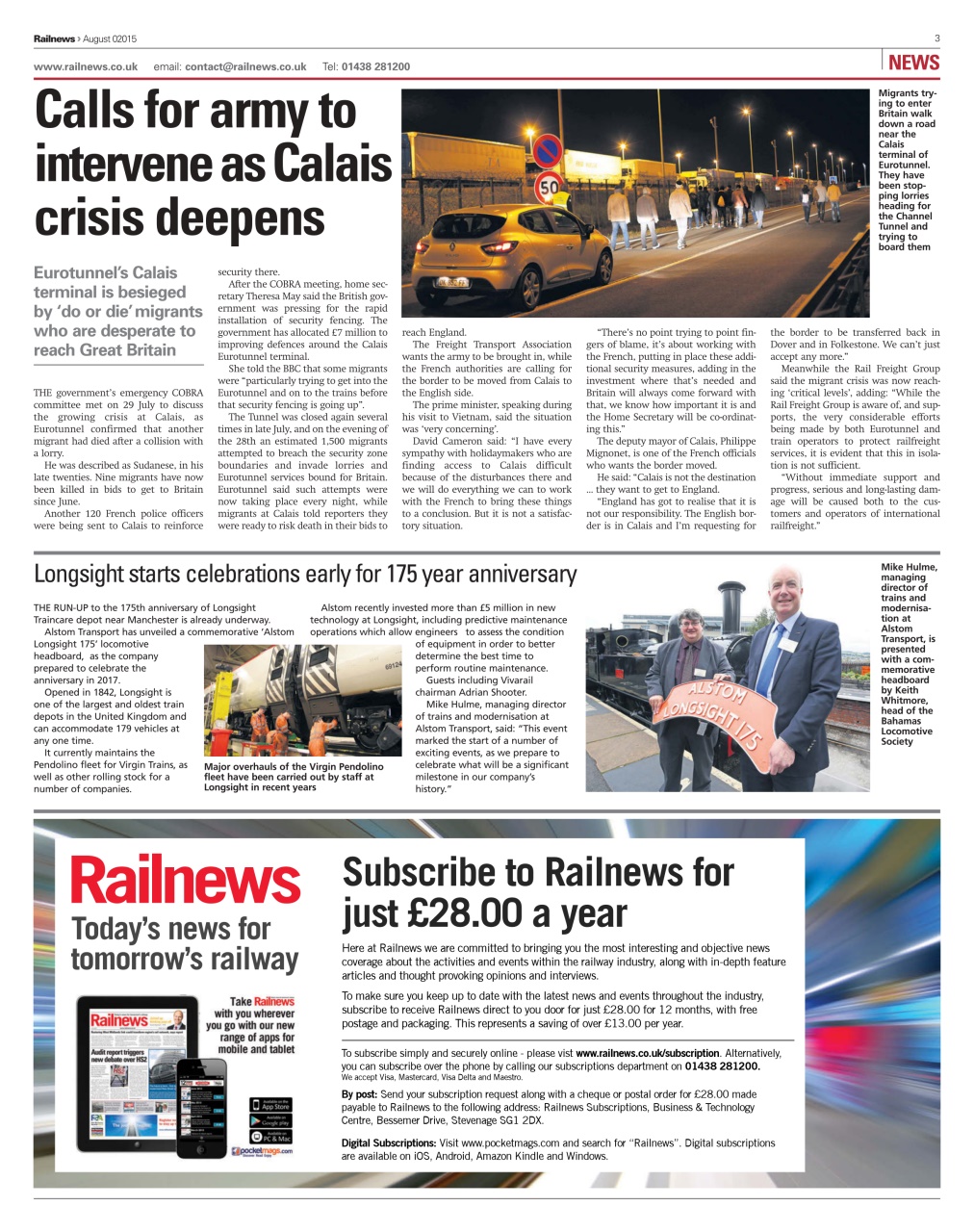 Railnews Preview Pages