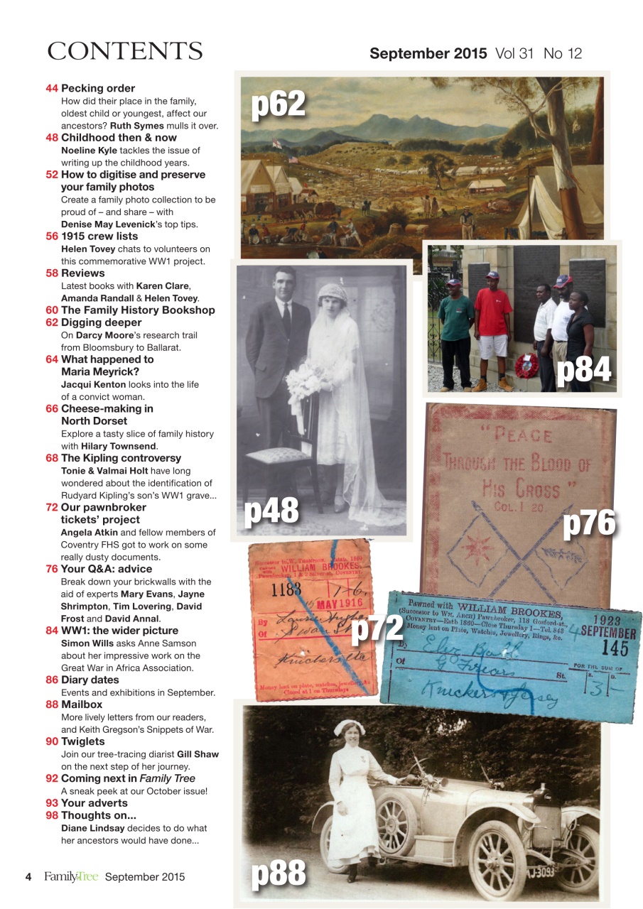 Family Tree Preview Pages