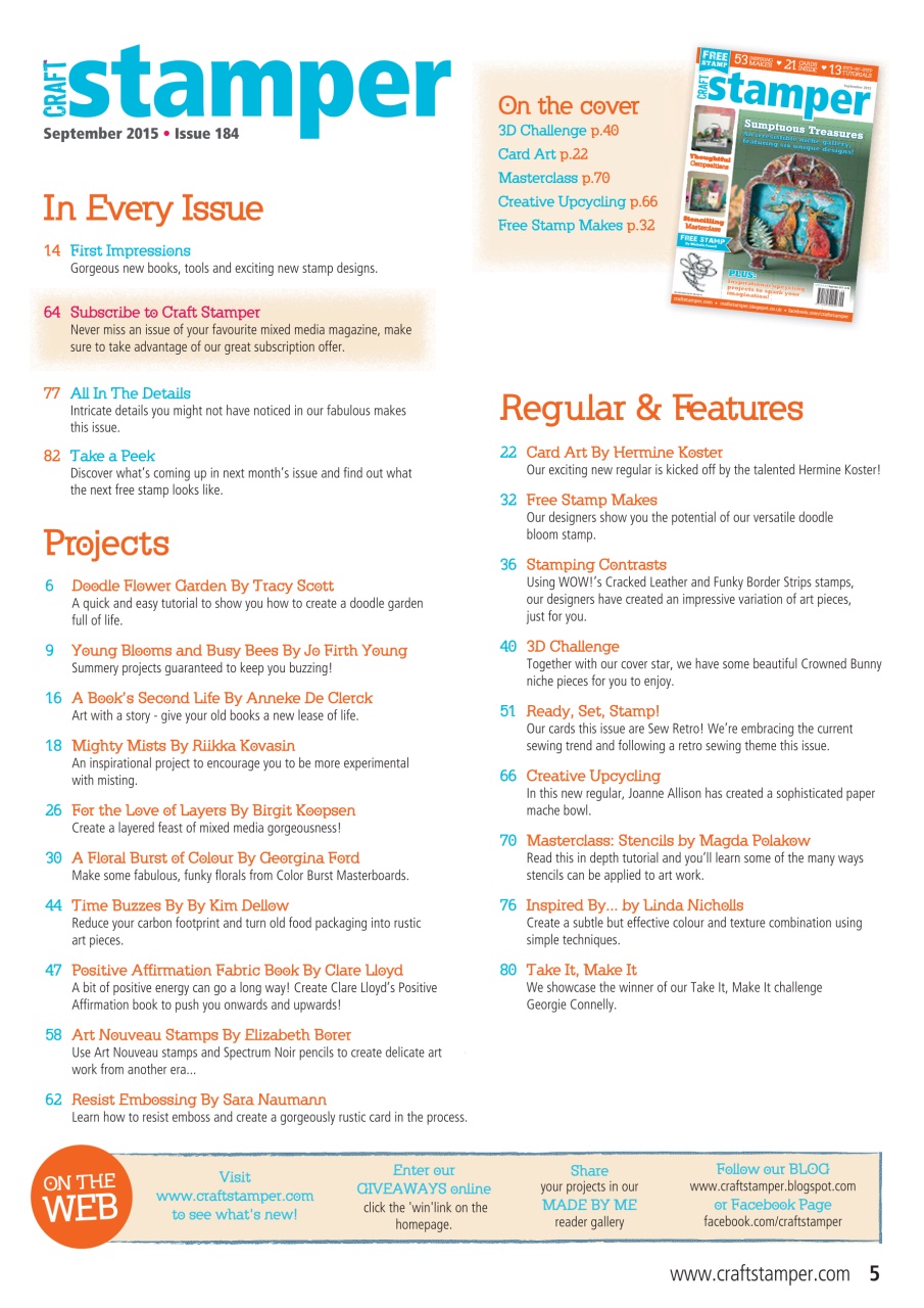 Craft Stamper Preview Pages