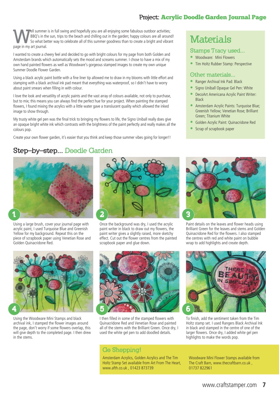 Craft Stamper Preview Pages