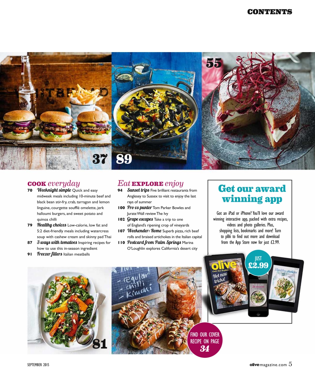 Olive Magazine Preview Pages