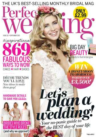 Perfect Wedding issue September 2015