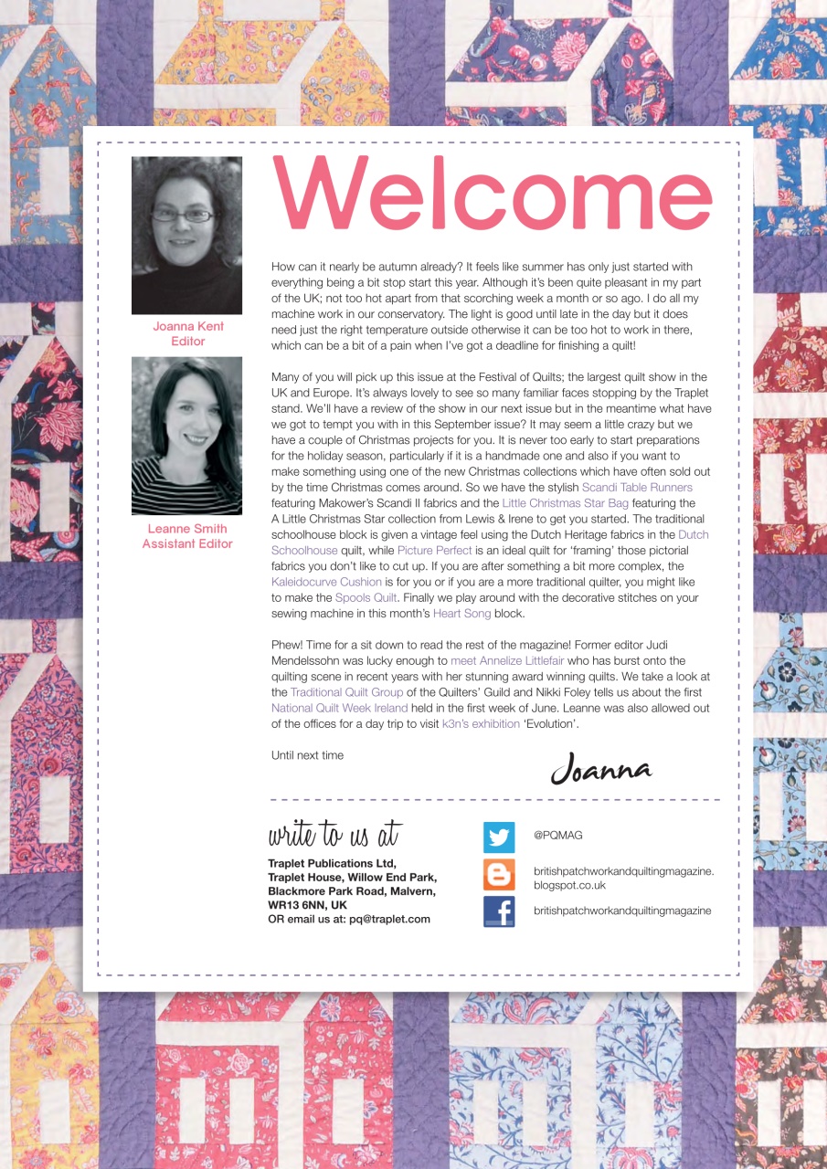 Patchwork and Quilting Preview Pages