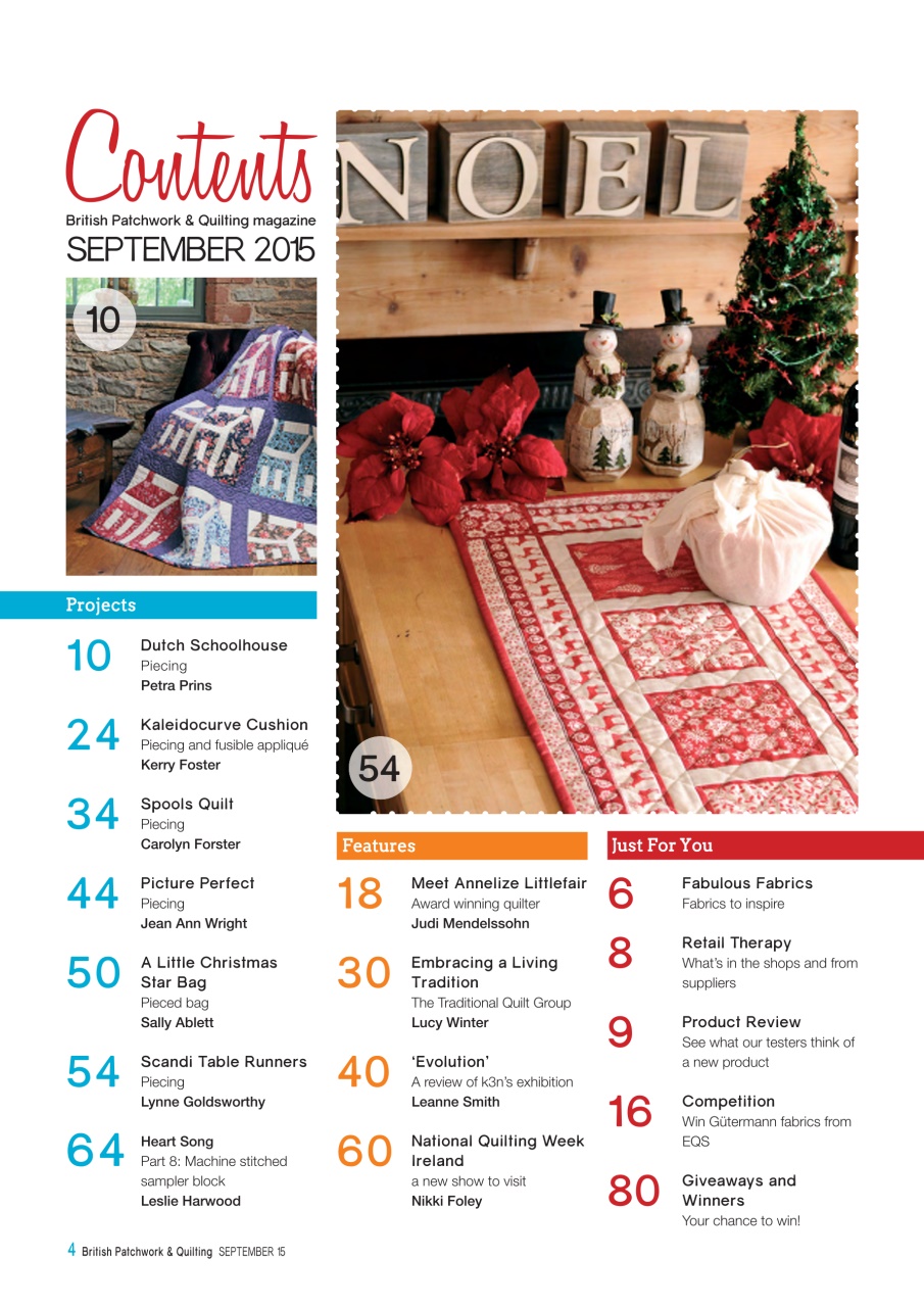 Patchwork and Quilting Preview Pages