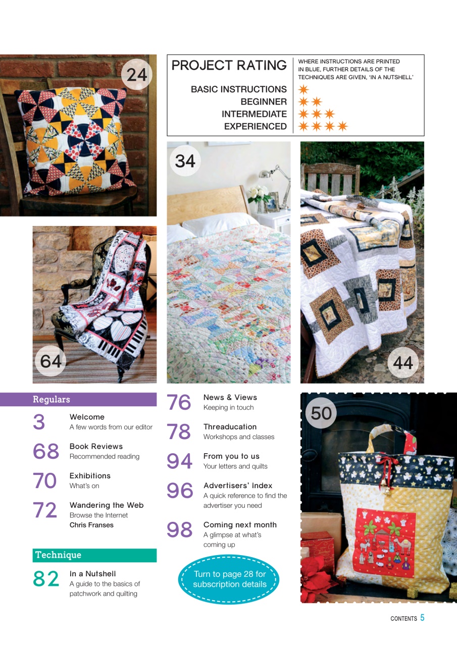 Patchwork and Quilting Preview Pages