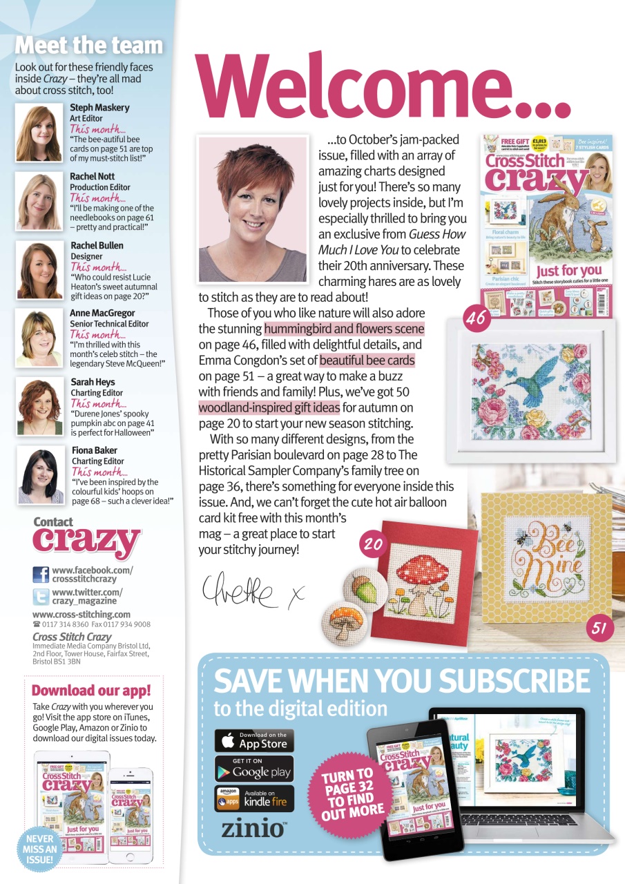 Cross Stitch Crazy Preview Pages