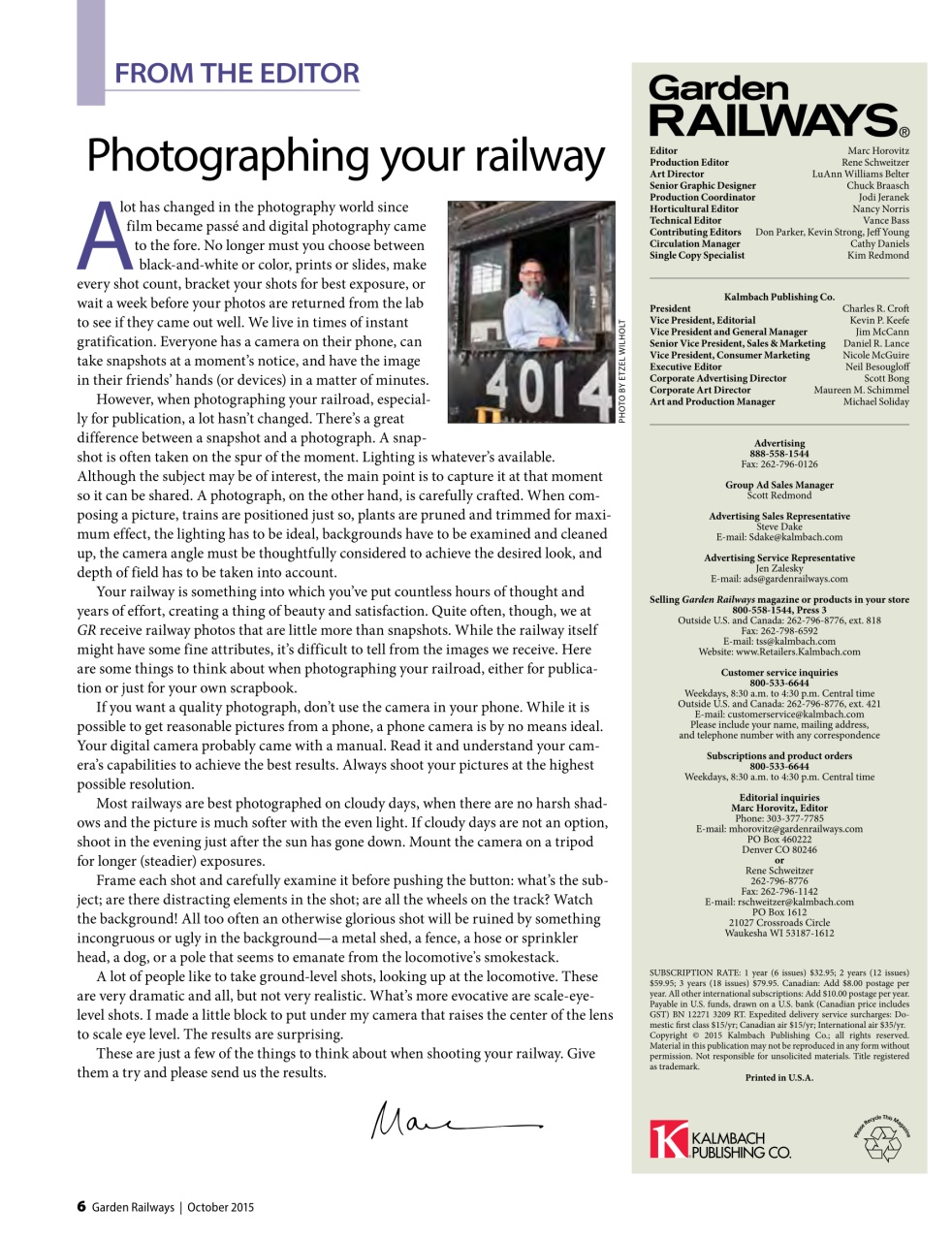 Garden Railways Preview Pages