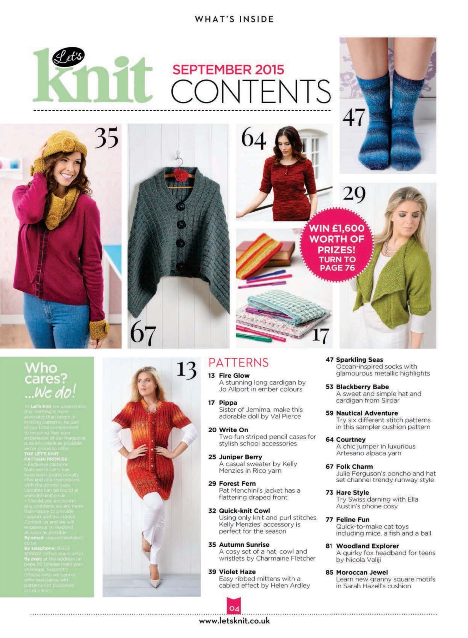 Let's Knit Preview Pages