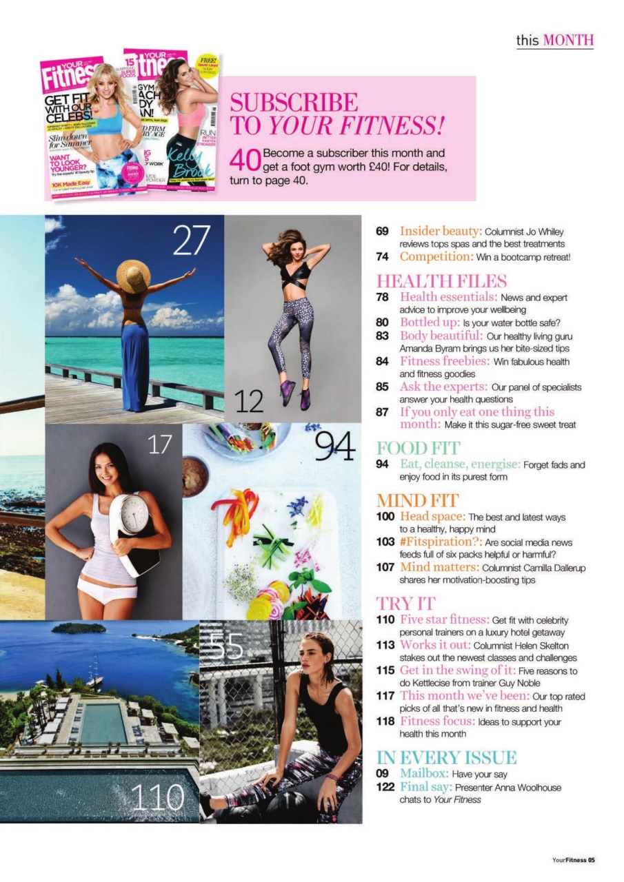 Health & Wellbeing Preview Pages