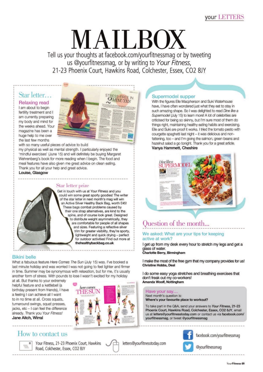 Health & Wellbeing Preview Pages