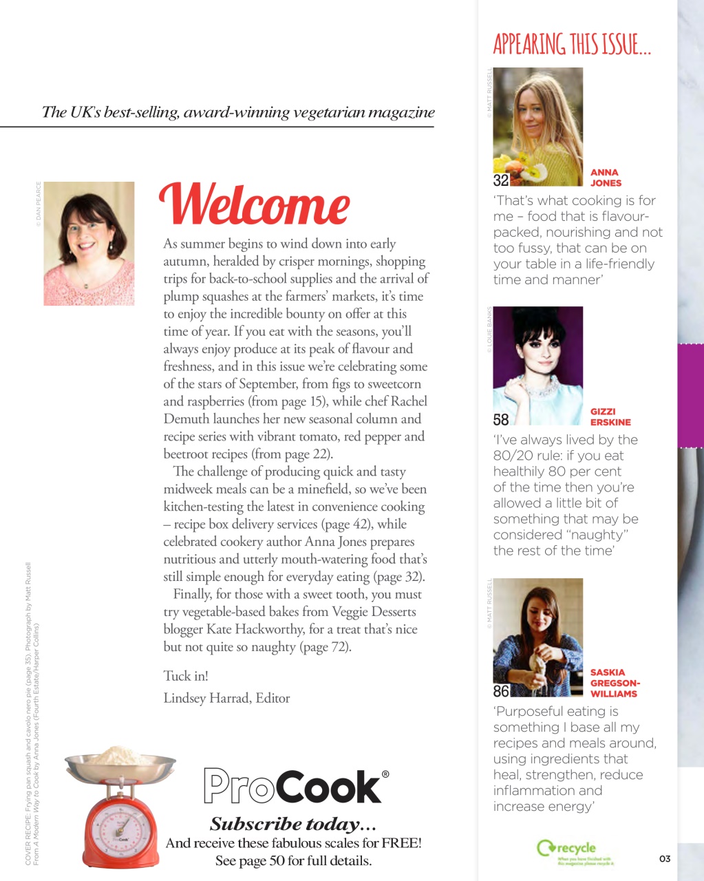 Vegetarian Living Preview Pages