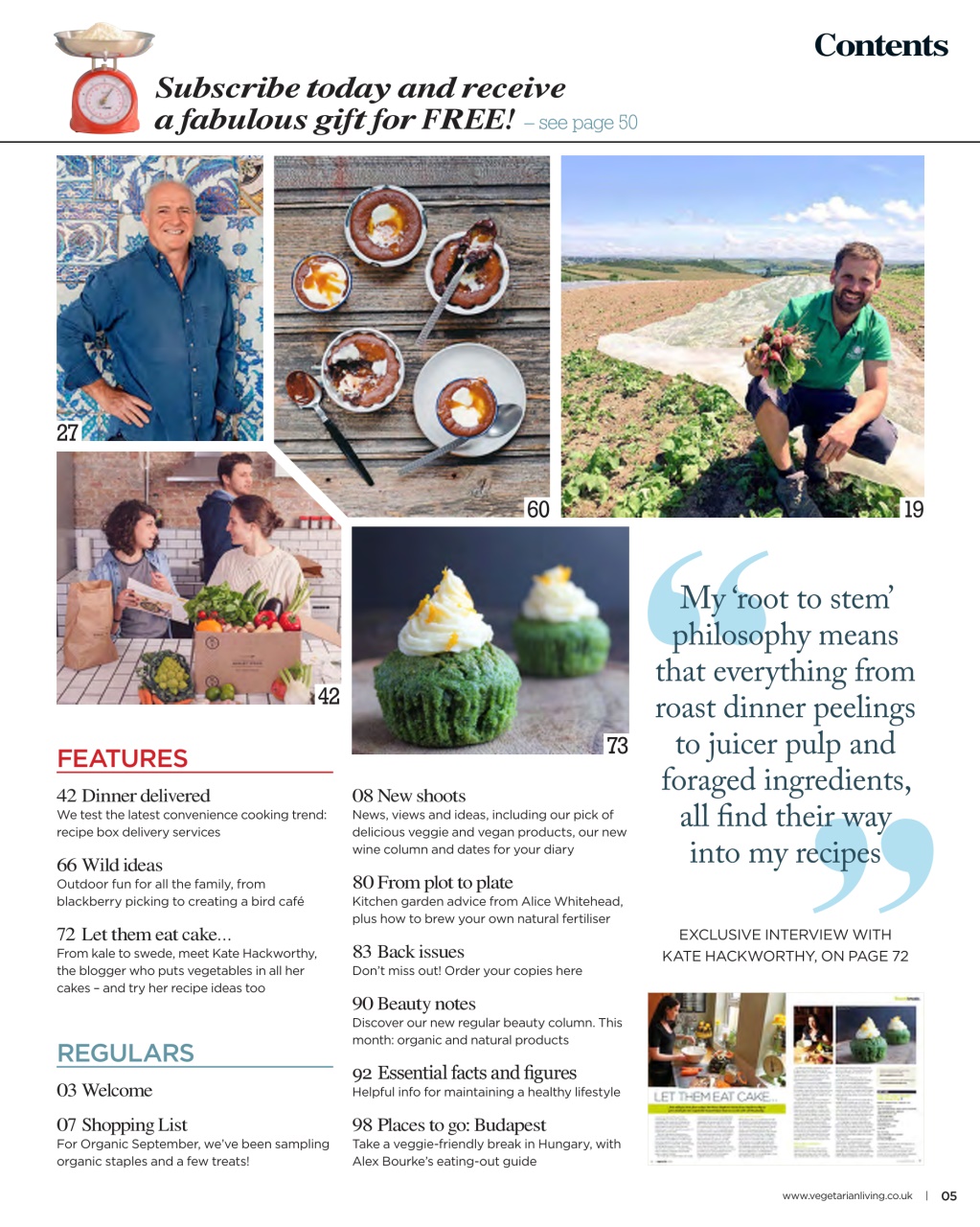 Vegetarian Living Preview Pages