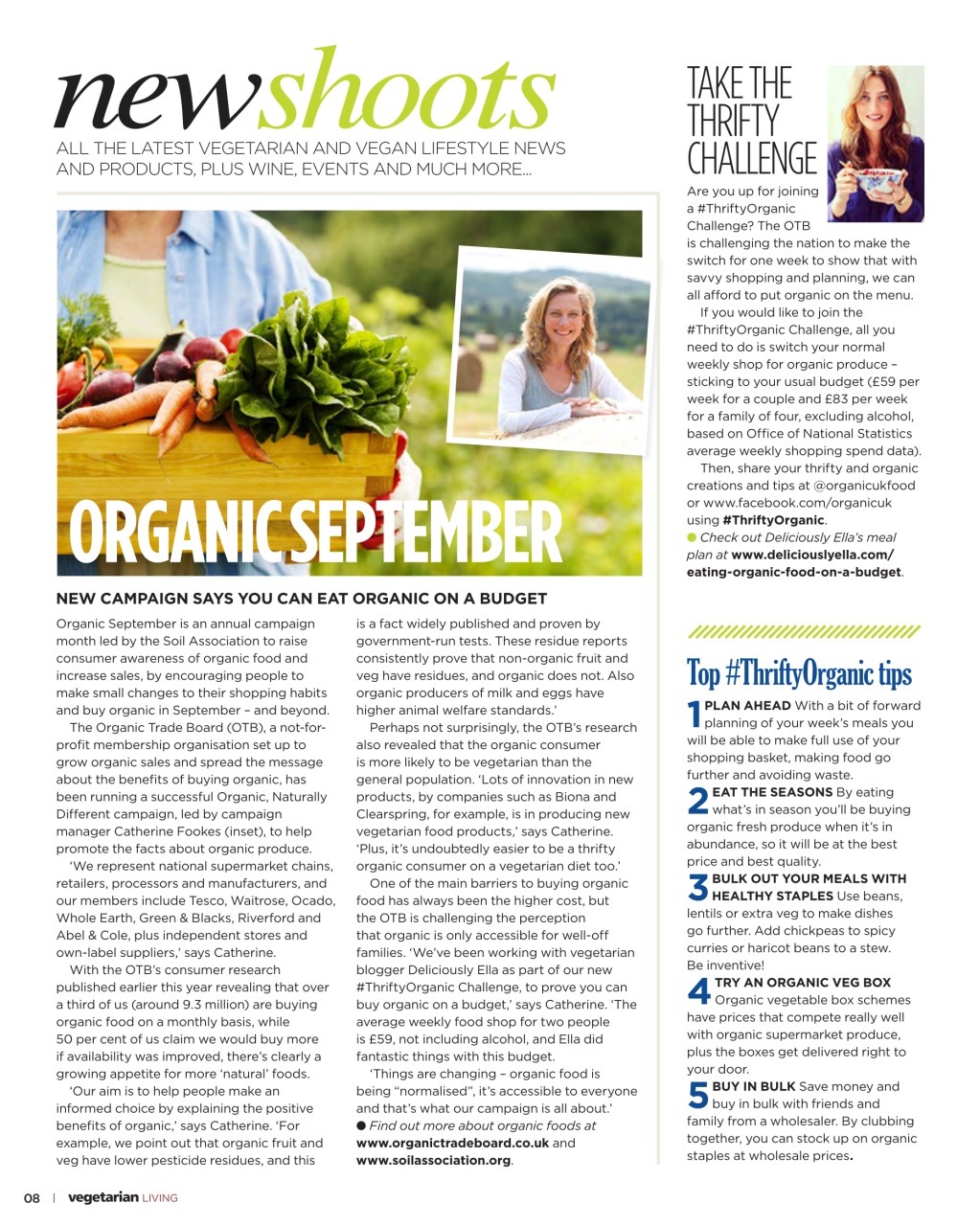 Vegetarian Living Preview Pages