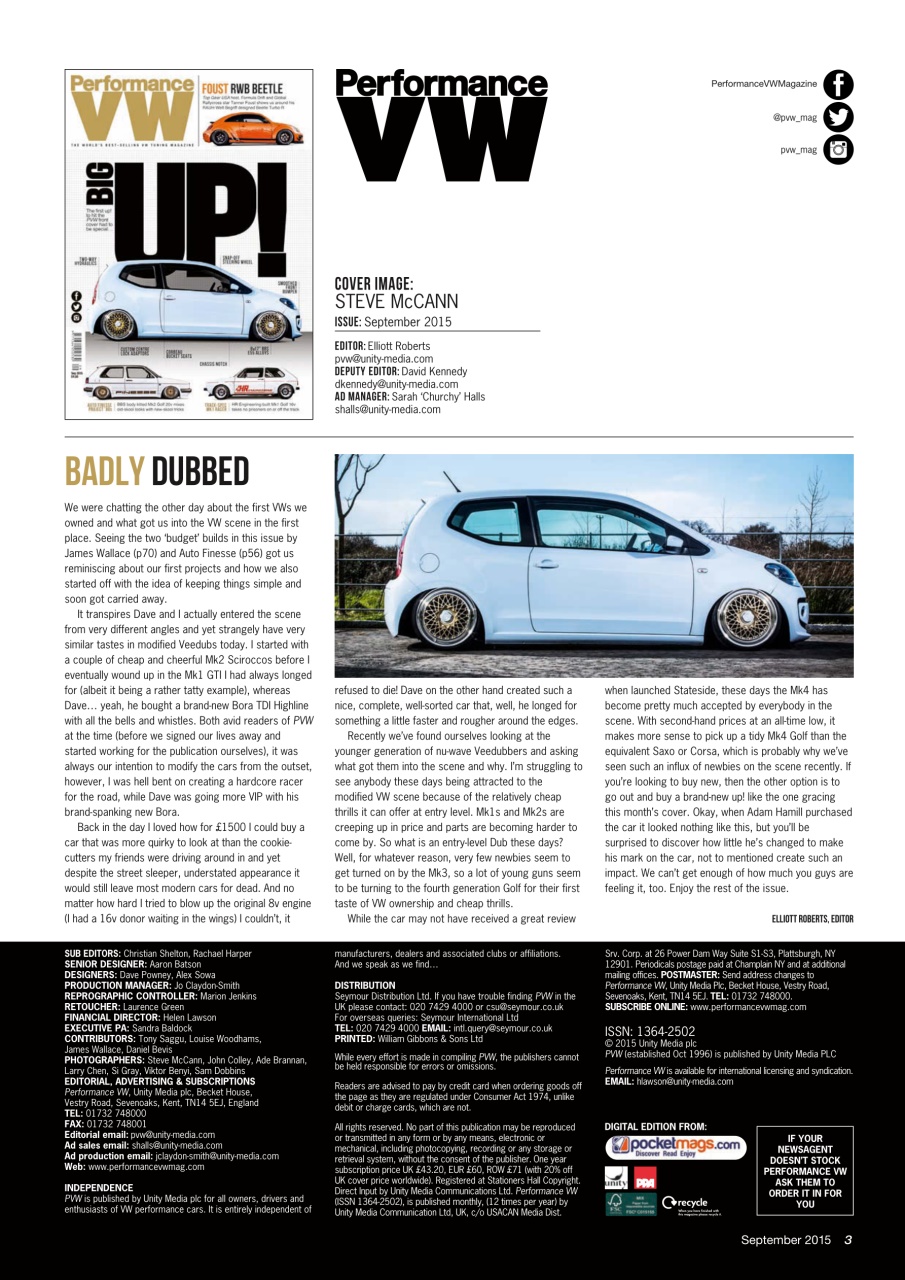 Performance VW Preview Pages