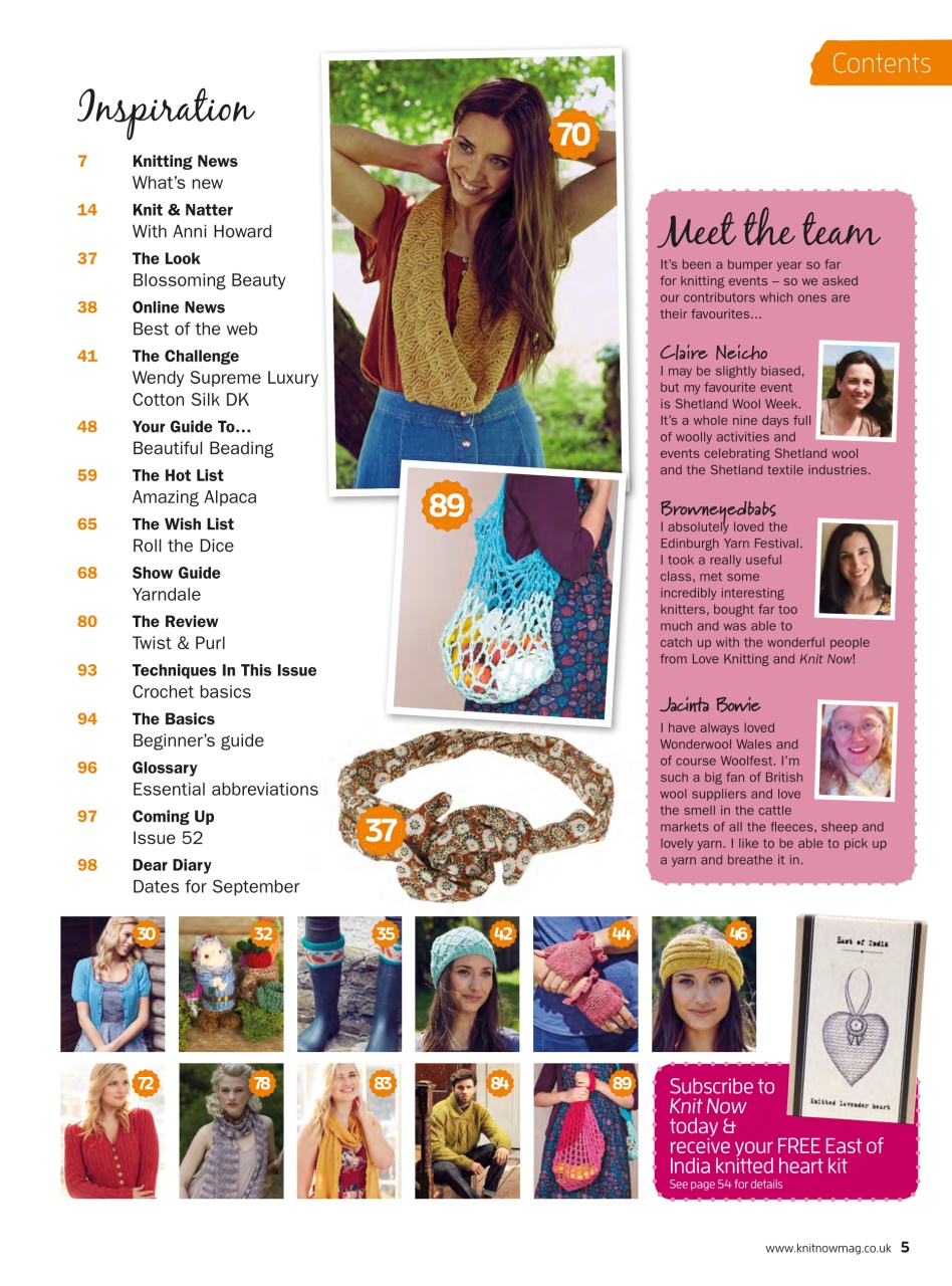 Knit Now Preview Pages